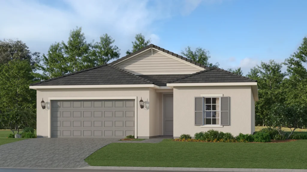 Carson model home by Lennar at Hampton Lakes in Alva, Florida &mdash; 4 bed, 3 bath, 1,933 sq ft